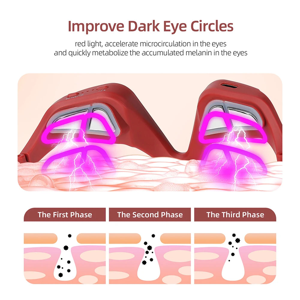Foreverlily Eye Fatigue Relief Under Eye Glasses Massager
