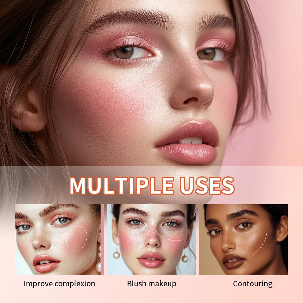 Lakerain Waterproof Concealer Palette Long Lasting Highlighter Blush