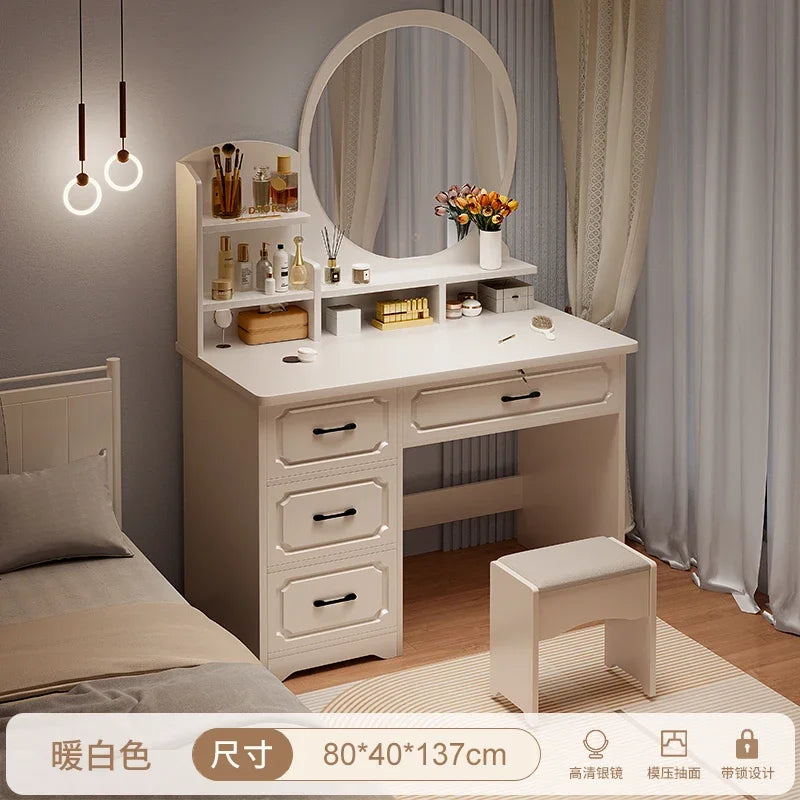 DUTRIEUX Nordic Handles Dressing Table Vanity Makeup Mirror