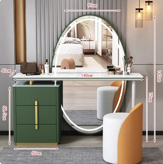 Room Vanity Dressing Table Queen Bedroom Drawers Mobile