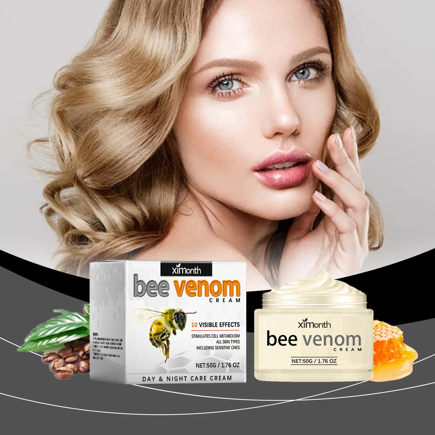 Ximonth Bee Venom Face Firm Cream For Youthful Skin
