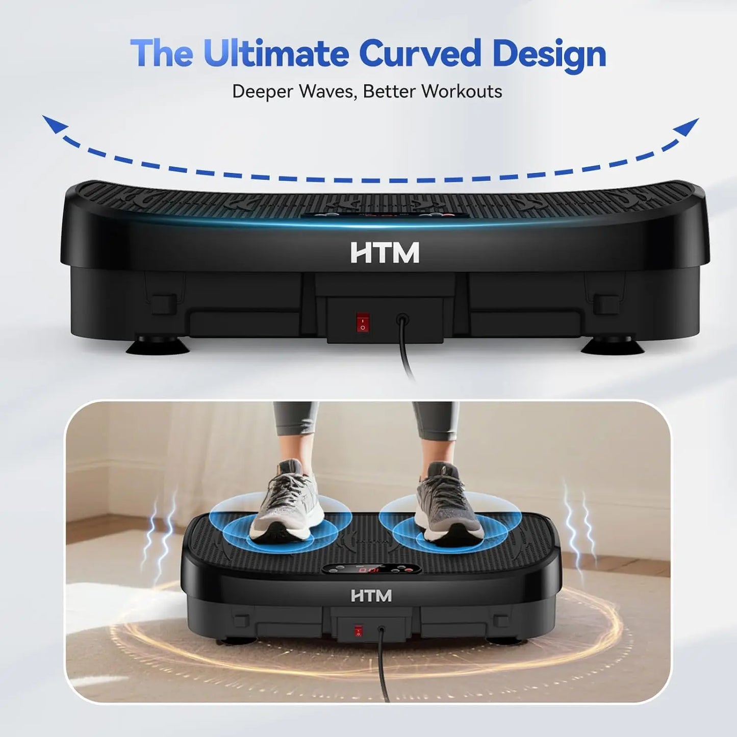 Vibration Plate 120 Speed For Whole Body Workout Fitness Machine