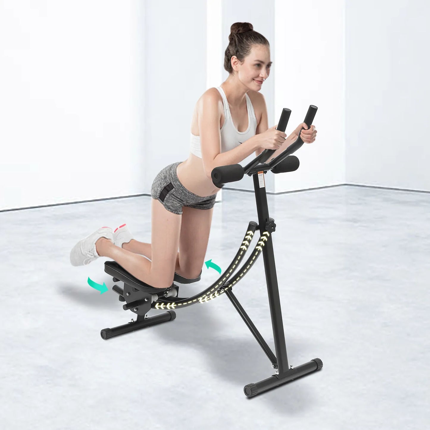 Foldable Abdominal Exercise Machine With LED Display