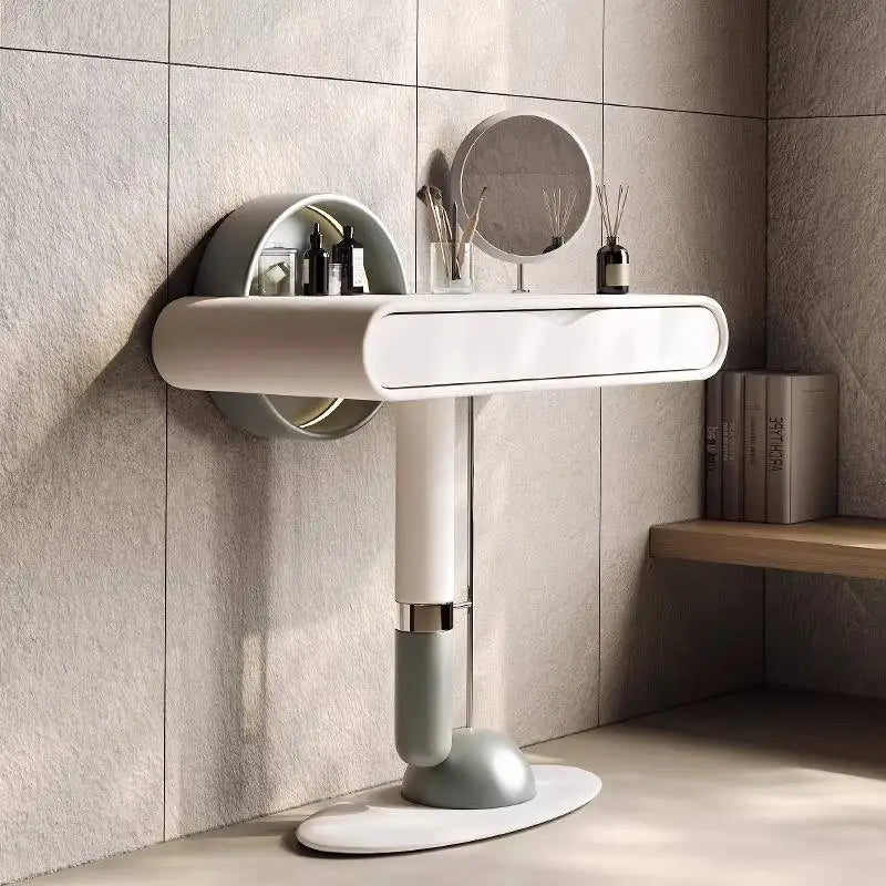 DUTRIEUX Nordic Portable Wood Makeup Desk Mirror Vanity