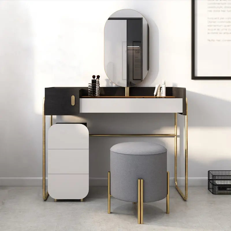 Dutrieux Nordic Makeup Table Vanity for Home Office Decor