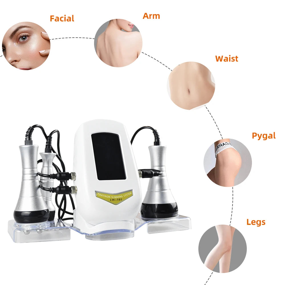 Misshearth 3-In-1 Body Slimming Massager Cavitation Machine