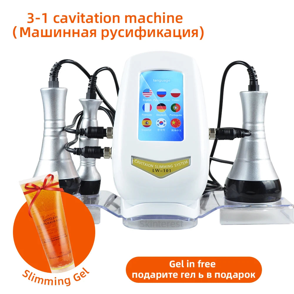 Misshearth 3-In-1 Body Slimming Massager Cavitation Machine