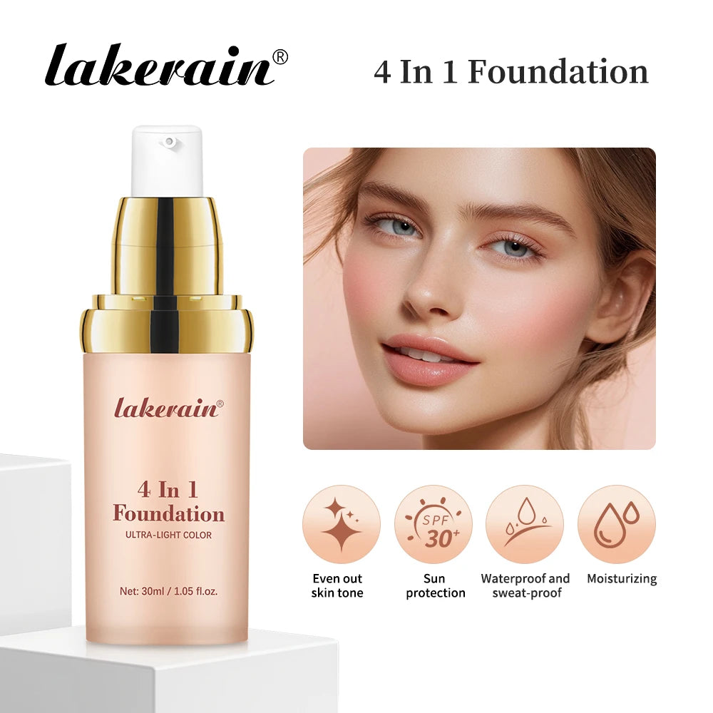 Ibcccndc 4 In 1 Foundation Concealer SPF 30 Waterproof