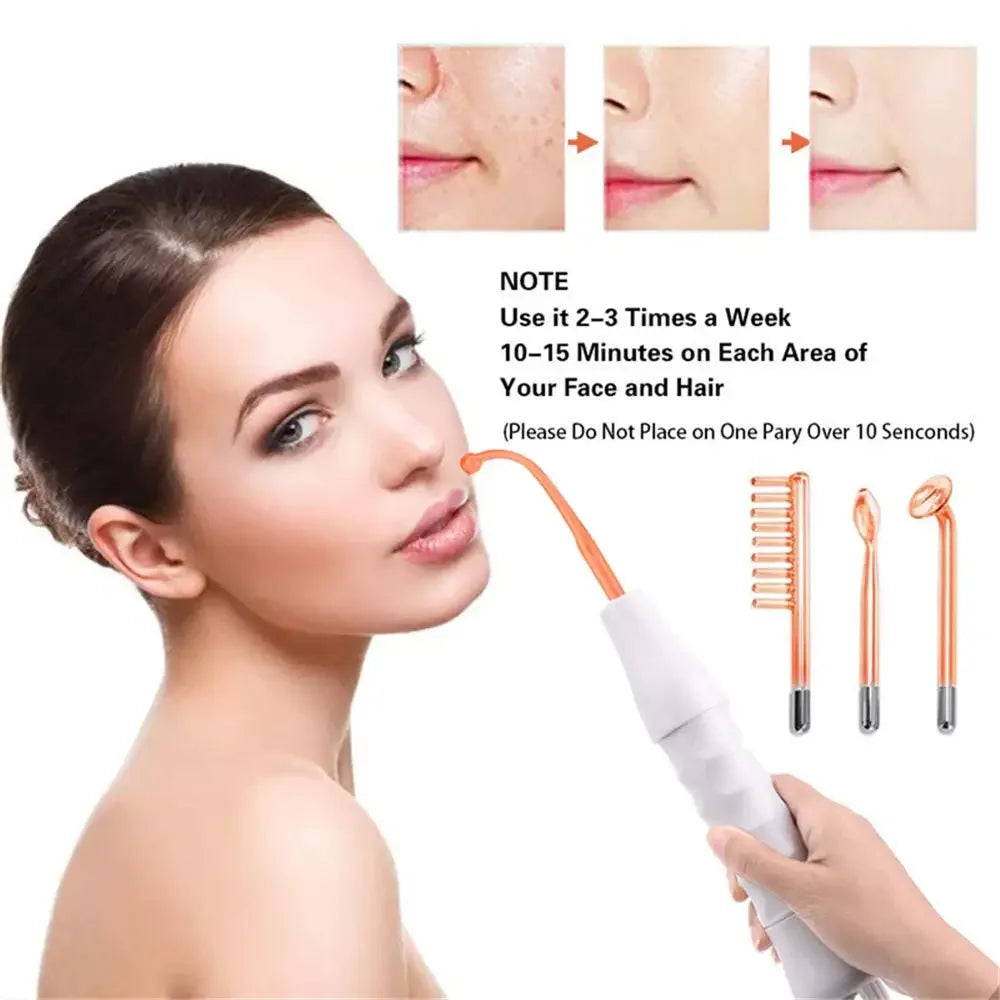4 In 1 High Frequency Facial Wand For Radiant Skin