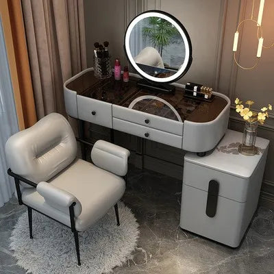 XMSJ Trendy Aesthetic Vanity With Drawer Storage Luxury
