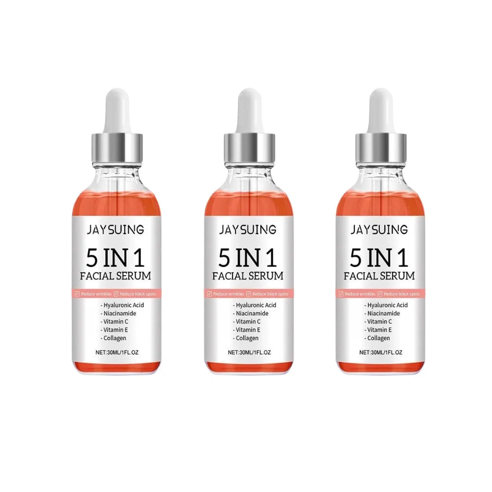 Jaysuing 5 In 1 Hyaluronic Acid Serum With Vitamin C