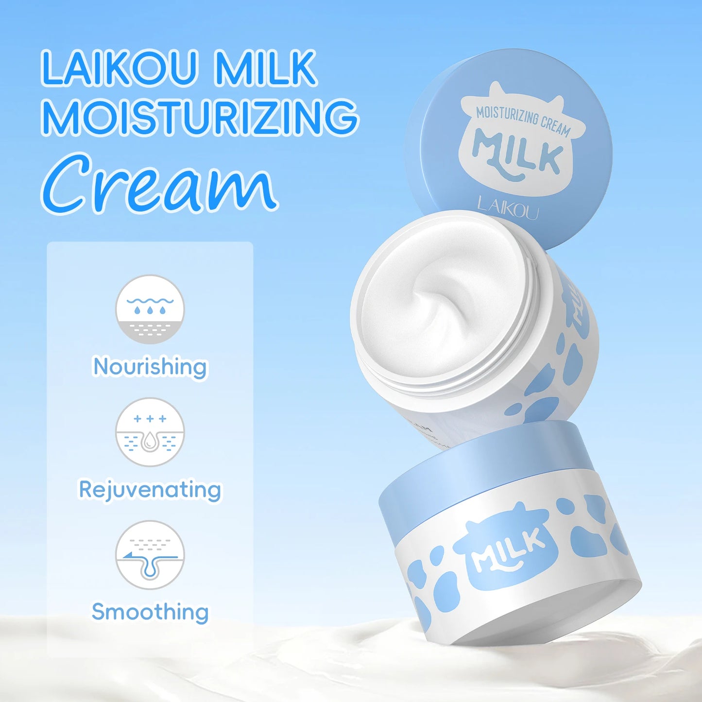 LAIKOU Milk Skincare Softening Serum Travel Kit Set