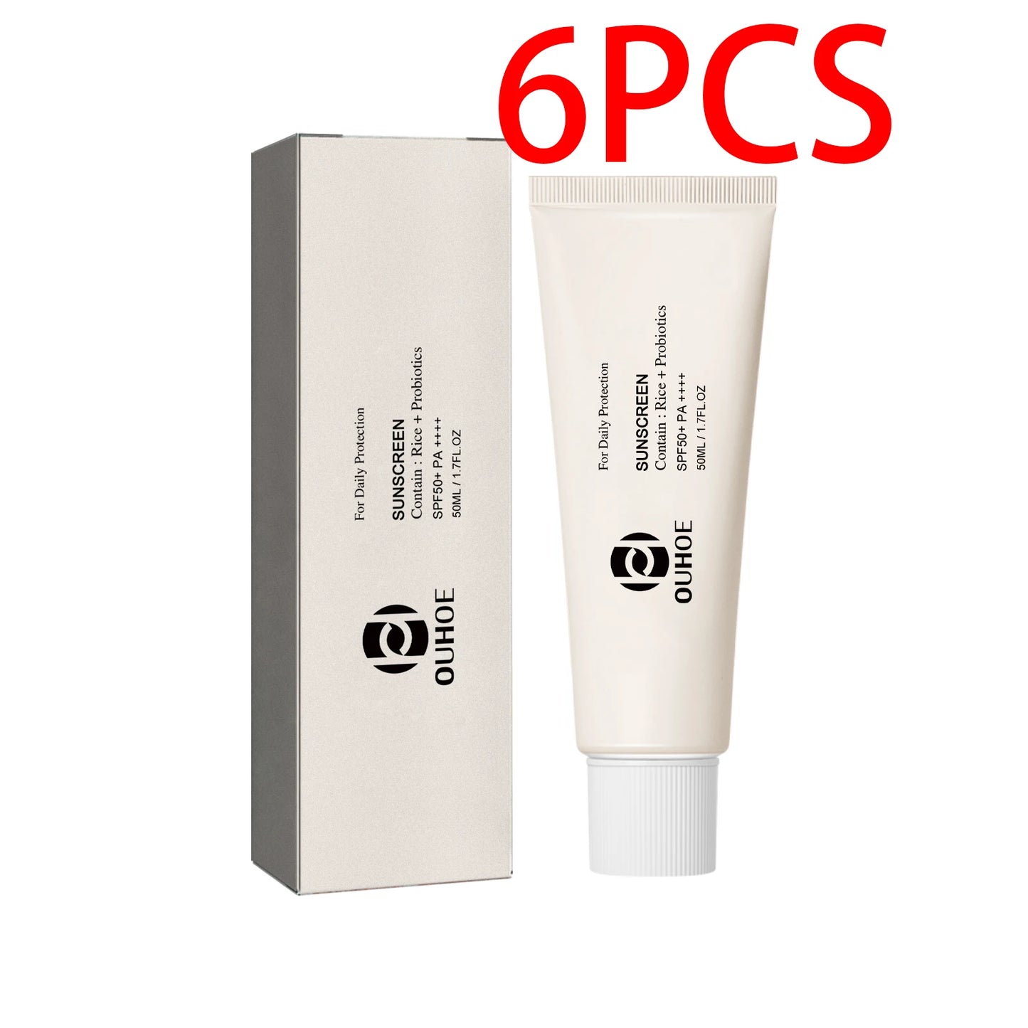 Ouhoe SPF 50 Face Sunscreen Probiotic Brightening Cream