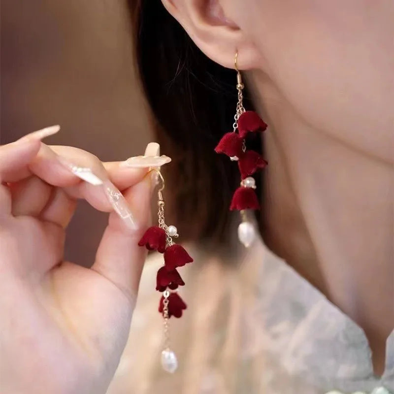 Trendy Bow Drop Earrings For Women Fashion Jewelry