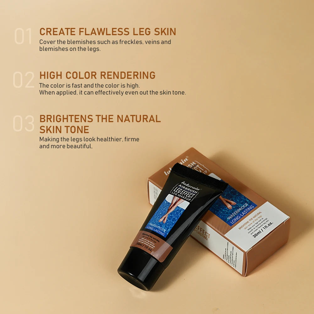 Lakerain Long Lasting Leg Makeup Concealer Foundation Waterproof