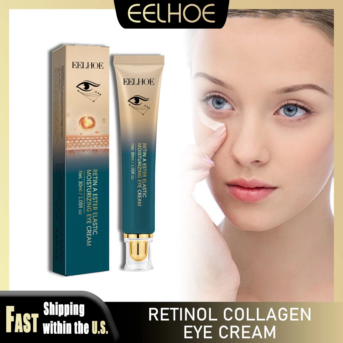 Eelhoe Retinol Collagen Eye Cream Firming Dark Circles