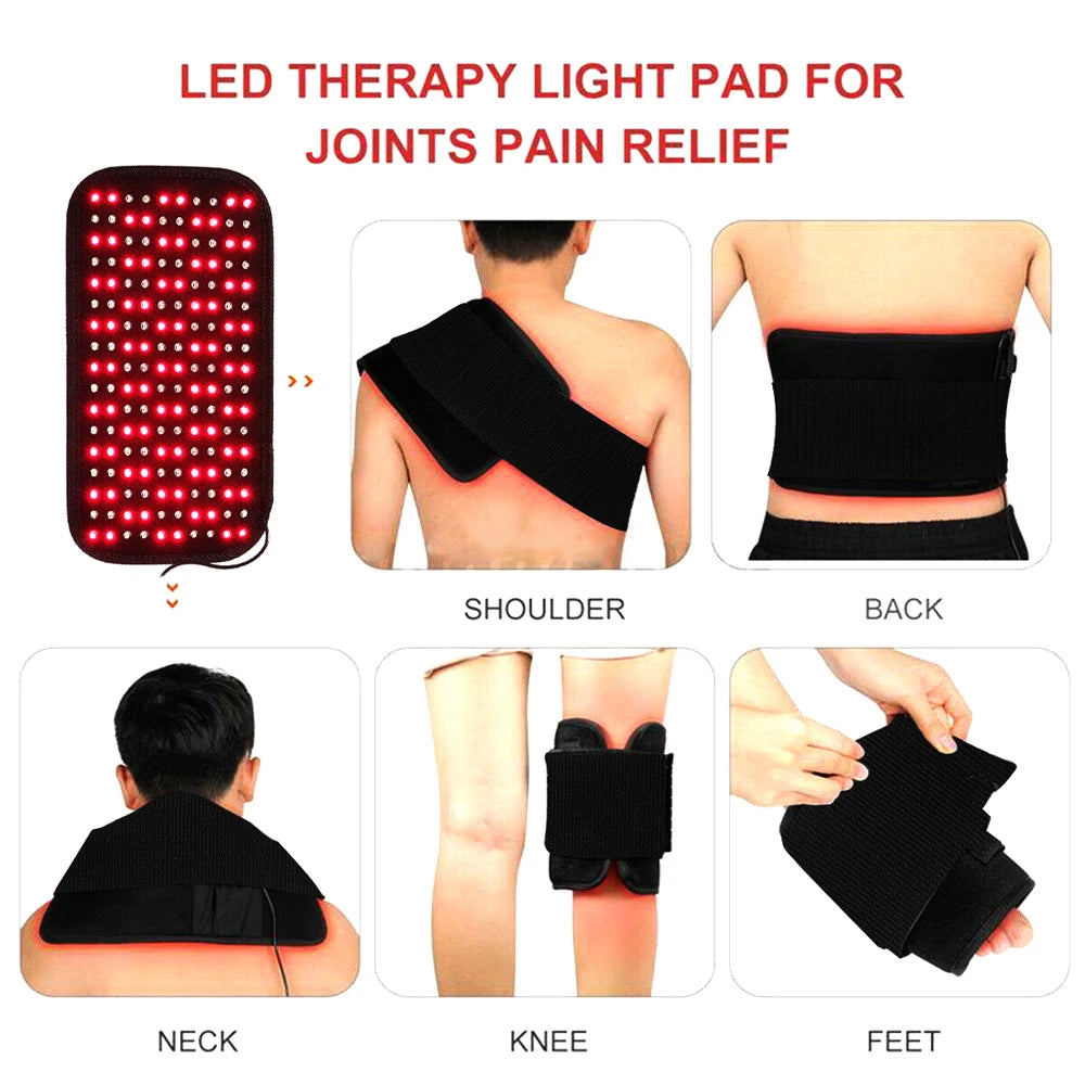 NONEDesign Infrared LED Heat Pad for Body Relief Portable