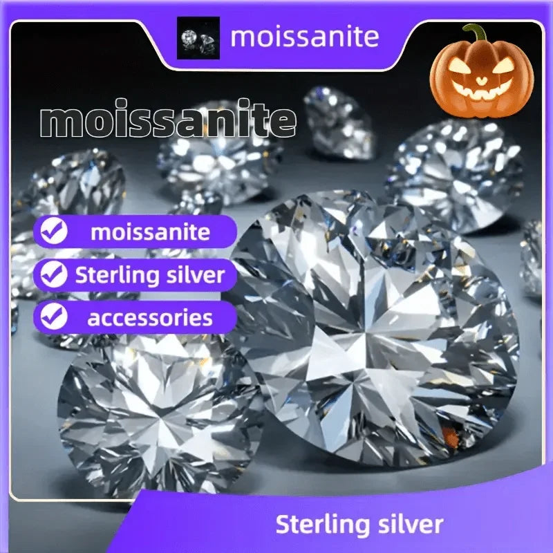 S925 Sterling Silver 2CT Teardrop Moissanite Ring Unisex