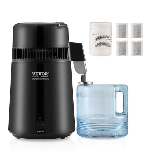SucceBuy Water Distiller Countertop Stainless Steel Purifier