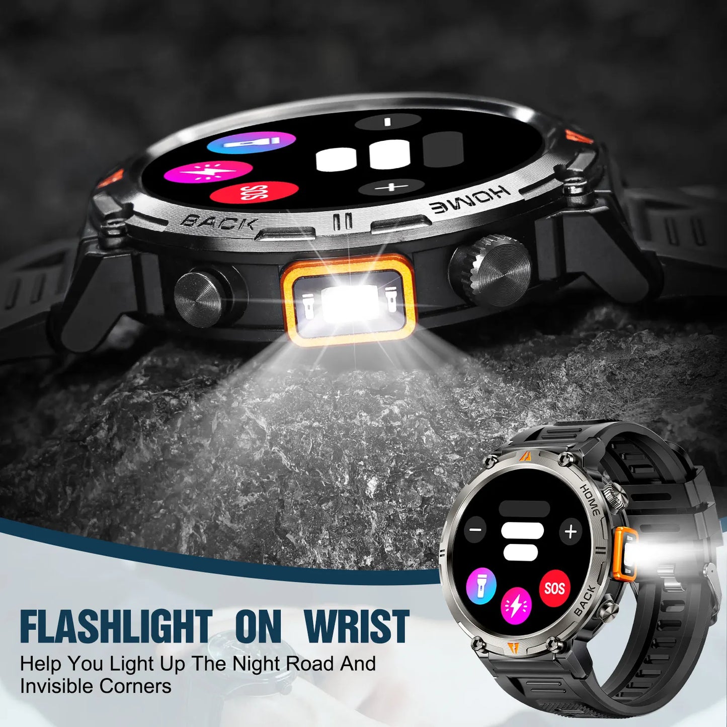 EIGIIS Bluetooth Call Smartwatch For Men With Heart Rate Monitor