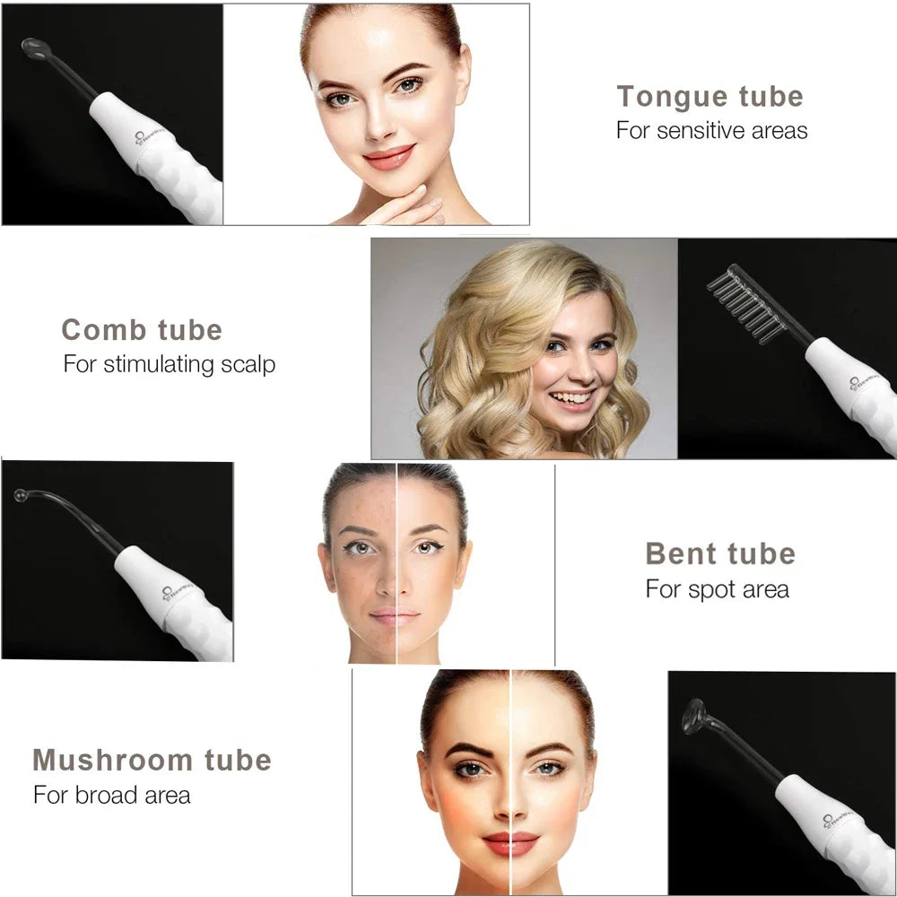 4 In 1 High Frequency Facial Wand For Radiant Skin