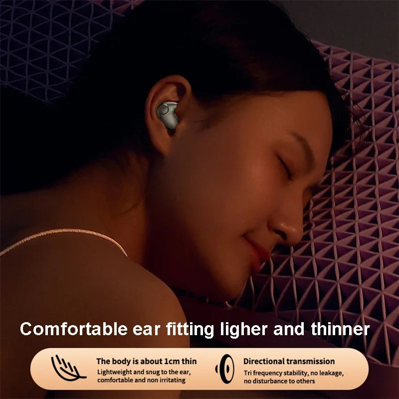 SHUKE Invisible Sleep Earbuds with Noise Cancellation Bluetooth