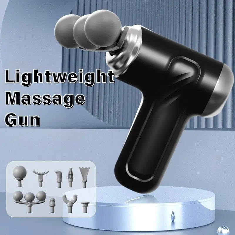 Triple Mini Fascia Gun With Six Modes For Body Relief