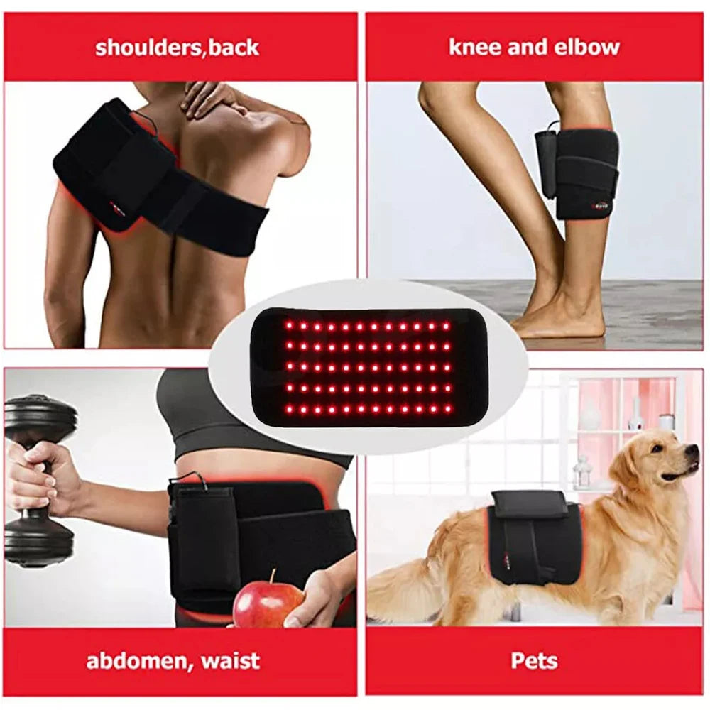 NONEDesign Infrared LED Heat Pad for Body Relief Portable