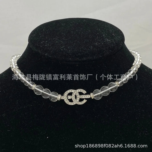 Pearl Diamond Encrusted Choker Necklace With Zircon