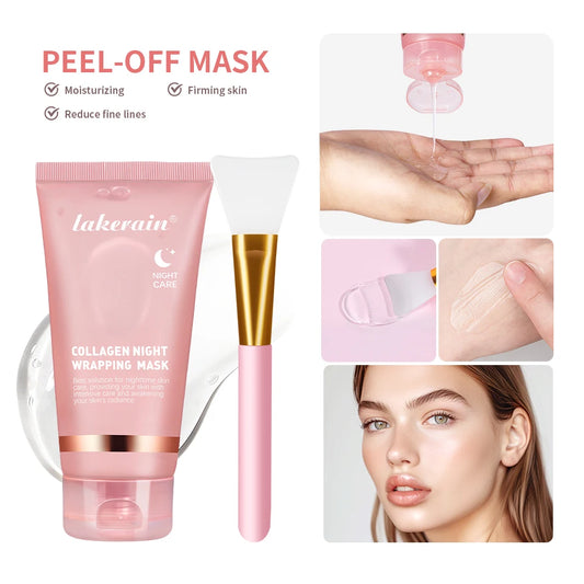 Ibcccndc Korean Collagen Overnight Wrapping Peel Off Facial Mask
