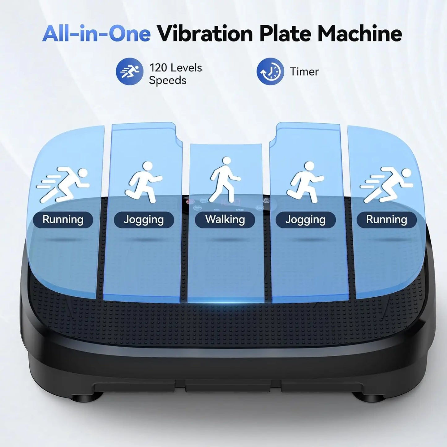 Vibration Plate 120 Speed For Whole Body Workout Fitness Machine