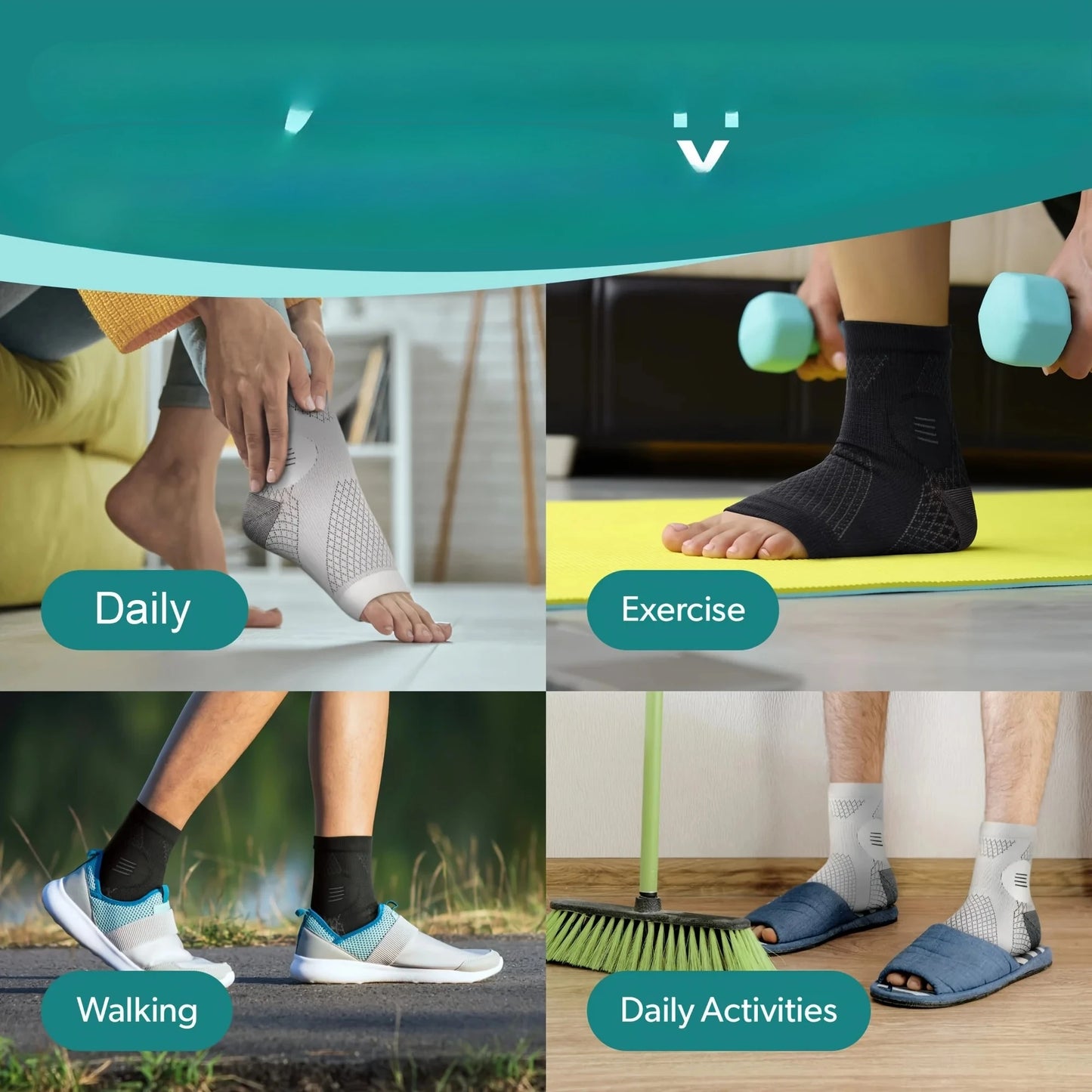 Compression Socks With Arch Support For Neuropathy Relief