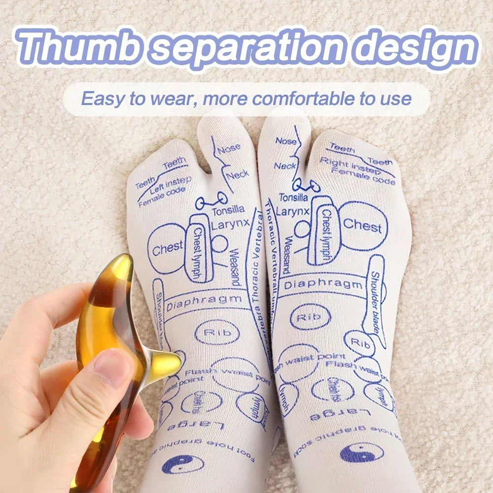 Acupressure Reflexology Foot Socks For Relieving Tired Feet