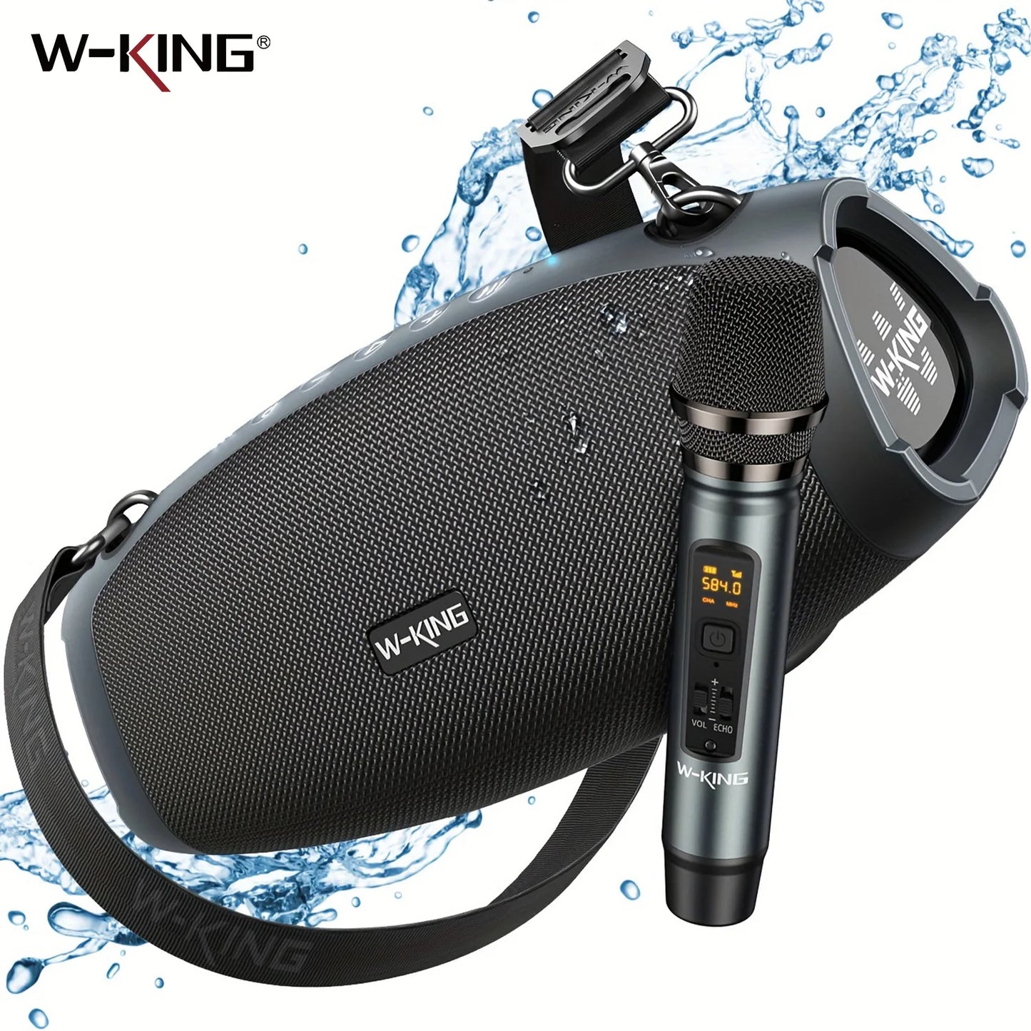 W-King 70W Portable Outdoor Waterproof Bluetooth Speaker