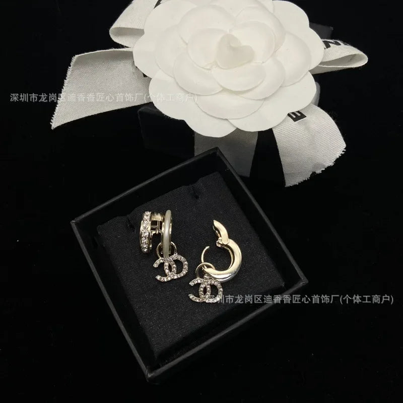Half Circle Double Female Spice Girls Fashion Stud Earrings