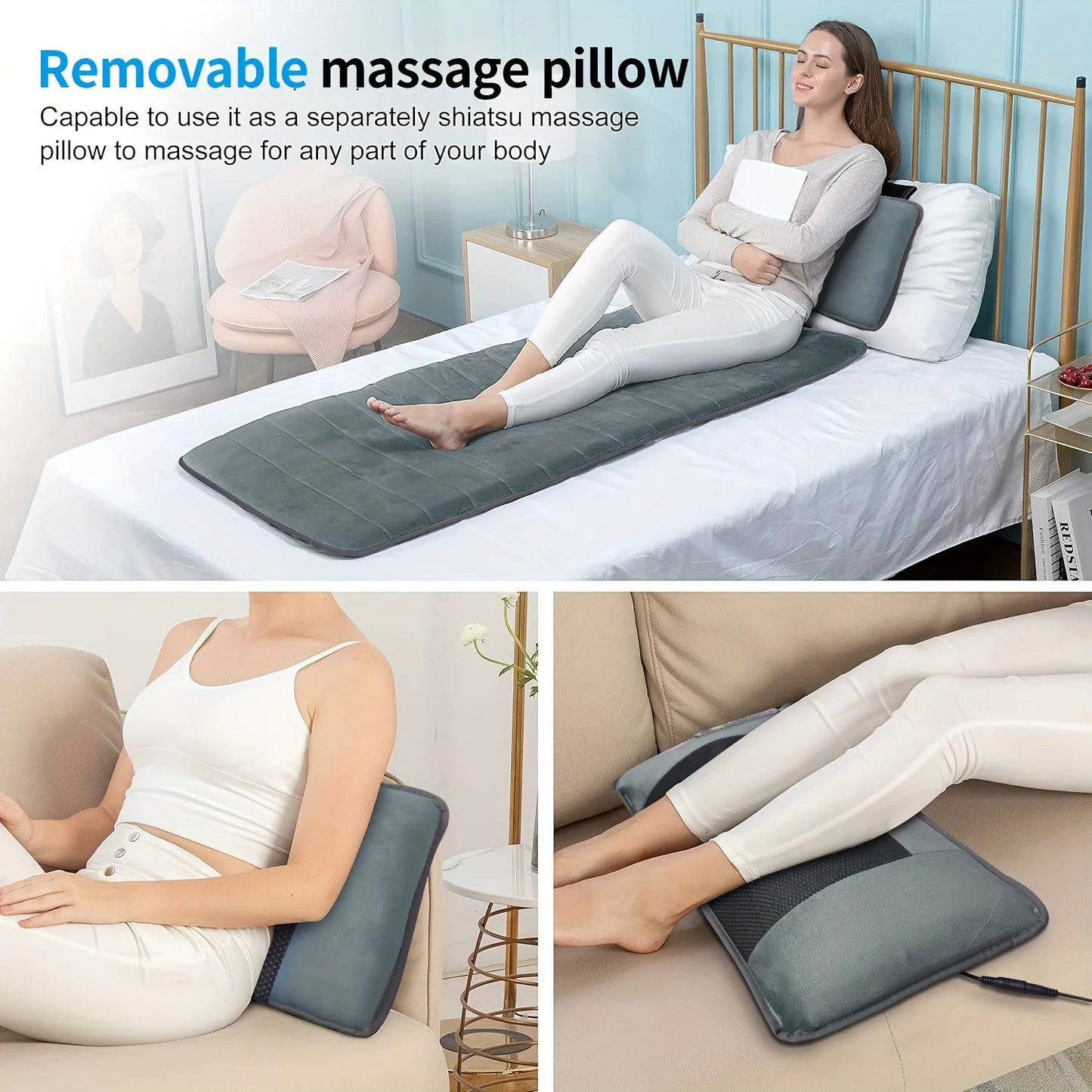 Home Multifunctional Massage Pad For Neck And Back Relief