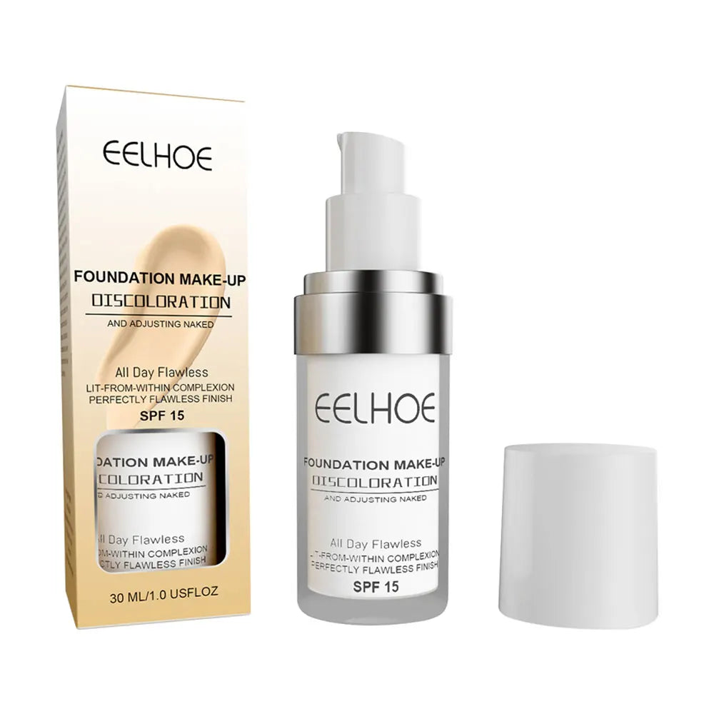 Color Changing Liquid Foundation Waterproof No Creasing No Separation Lightweight