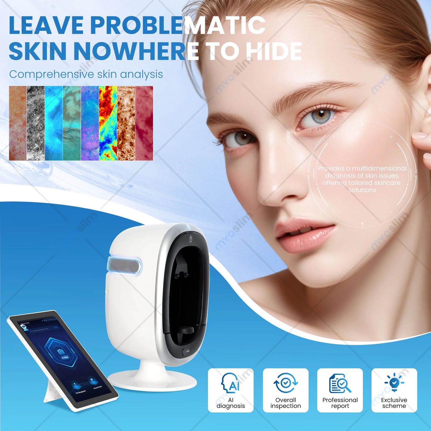 MYOSLIM 3D Skin Scanner and Facial Analysis Tool Pro