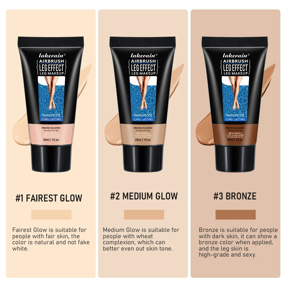 Lakerain Long Lasting Leg Makeup Concealer Foundation Waterproof