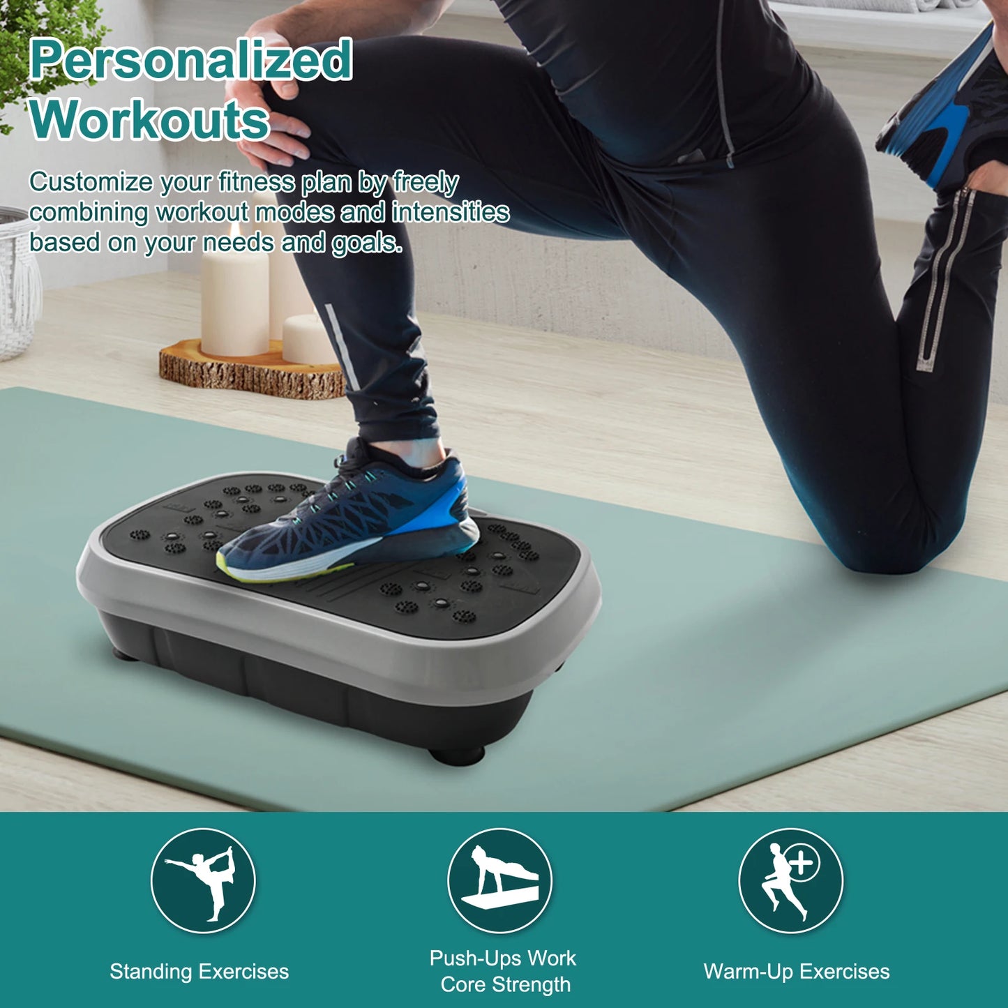 Vibration Plate Exercise Machine Full Body Fat Burning Shaker