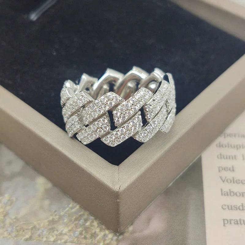 LYEE CYEE S925 Sterling Silver Moissanite Ring Jewelry