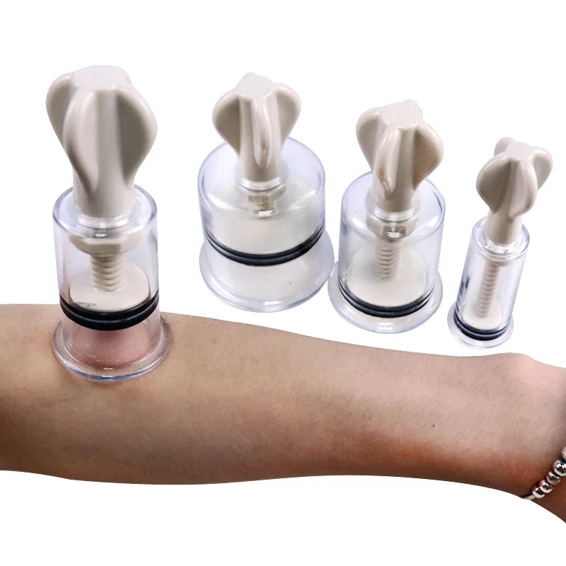 Portable Vacuum Suction Cupping Pump Tool for Body Pain Relief