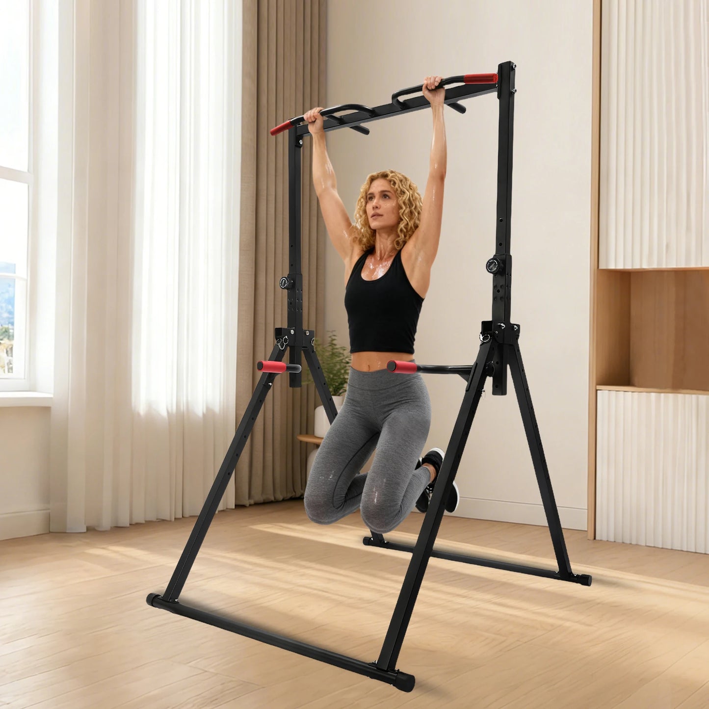 Adjustable Foldable Home Gym Multi Function Strength Training Station