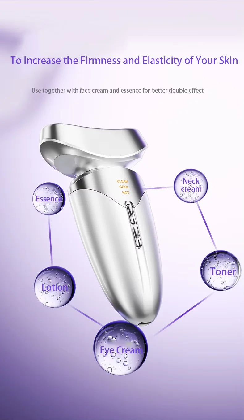 Yongrow 3in1 LED Hot Cold Face Neck Lifting Tightening Device