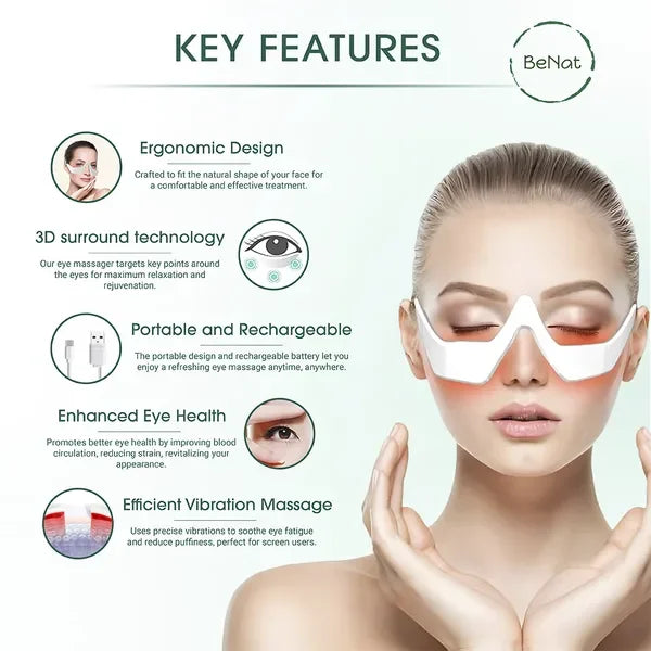 Under Eye Light Therapy For Skin Rejuvenation Massager