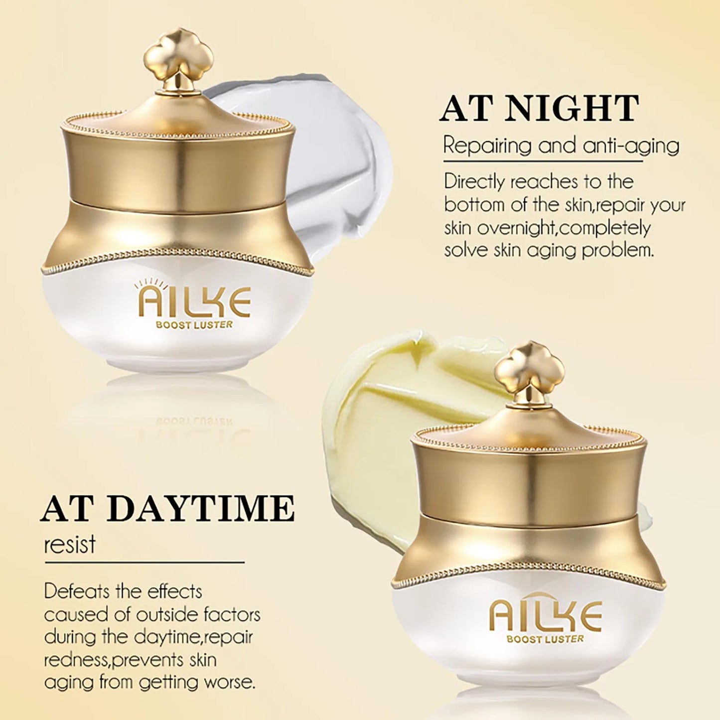 AILKE Night Cream For Women Collagen Moisturizing Anti Aging