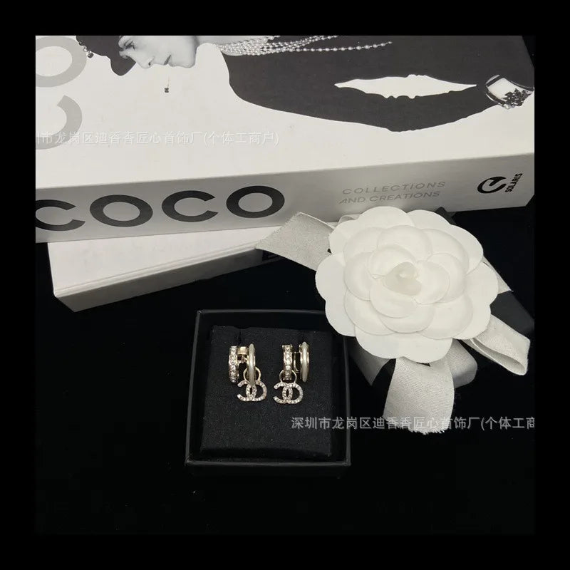 Half Circle Double Female Spice Girls Fashion Stud Earrings