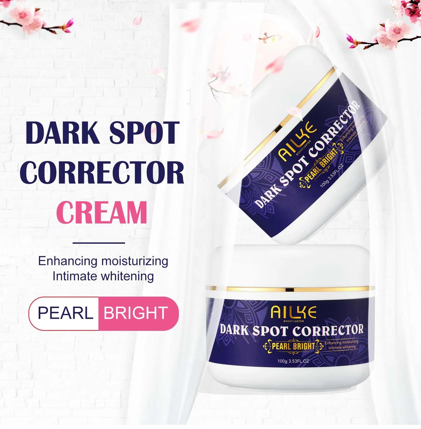AILKE Dark Spots Remover Cream, For Armpit,Elbows, Legs, Age Spots,Sun Spots And Freckle Remover,With Glutathione &Vitamin E