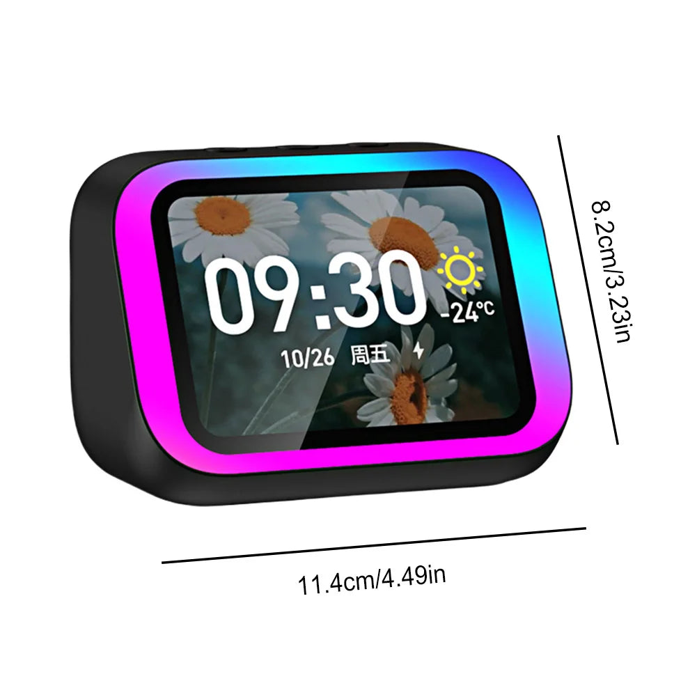 APWIKOGER Portable Bluetooth Smart Speaker With RGB Lights