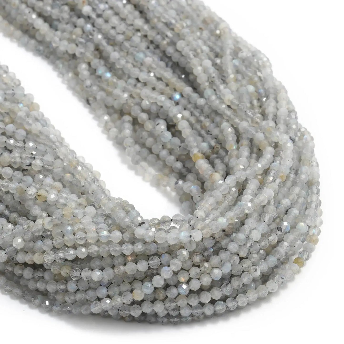 Rhinestone Faceted Tiny Beads For Jewelry Making DIY Projects